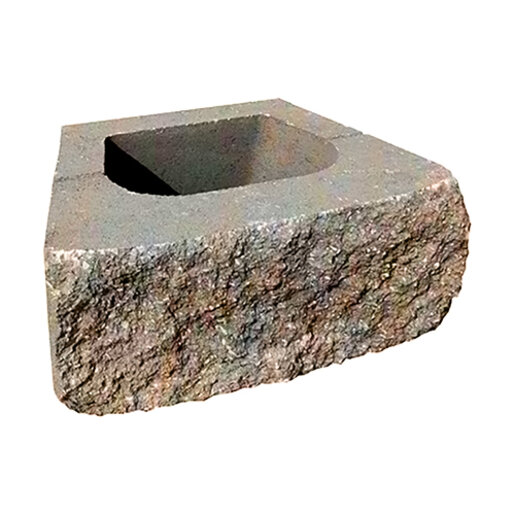 Midwest Block Brutus Rustic Wall Straight Bethany Ledge 18 in. x